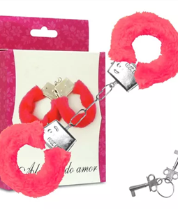 ALGEMA EM METAL COM PELCIA HAND CUFFS