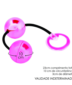 BOLINHA BEN-WA METAL 02UN HARD (CSA130-HA130) - ROSA