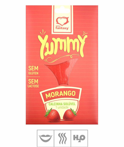 CALCINHA COMESTVEL YUMMY (ST518) - MORANGO