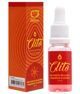 CLITO EXCITANTE EM GOTAS QUE ESQUENTA E ESFRIA 17ML SEXY FANTASY