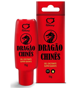 DRAGO CHINS GEL EXCITANTE UNISSEX  SUPER QUENTE 15G SEXY FANTASY