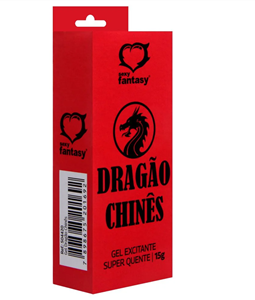 DRAGO CHINS GEL EXCITANTE UNISSEX  SUPER QUENTE 15G SEXY FANTASY