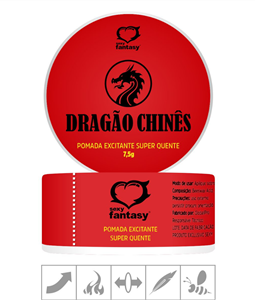 DRAGO CHINS POMADA EXCITANTE SUPER QUENTE 7,5G SEXY FANTASY