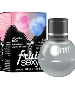 FRUIT SEXY GEL BEIJVEL SABOR ALGODO DOCE 40ML INTT