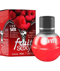 FRUIT SEXY GEL BEIJVEL SABOR FRAMBOESA 40ML INTT