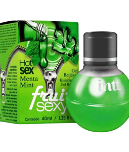 FRUIT SEXY GEL BEIJVEL SABOR MENTA 40ML INTT