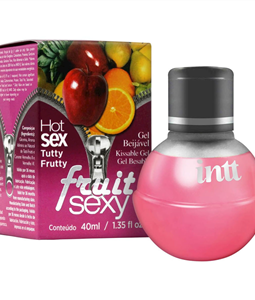 FRUIT SEXY GEL BEIJVEL SABOR TUTTY FRUTTY 40ML INTT