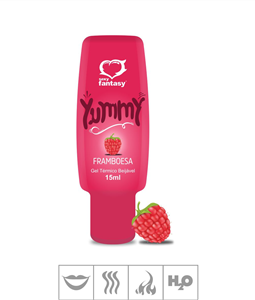 GEL COMESTVEL YUMMY HOT 15ML (ST592) - FRAMBOESA