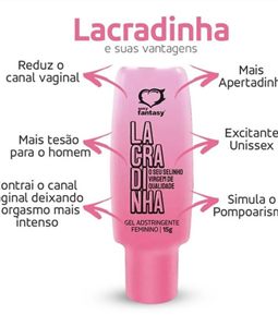 LACRADINHA GEL ADSTRINGENTE FEMININO 15G SEXY FANTASY