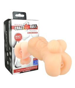 MASTURBADOR ANUS CYBERSKIN CRAZY BULL SI (1117) - BEGE