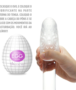 MASTURBADOR EGG MAGICAL KISS SI (1013-ST457) - SPIDER