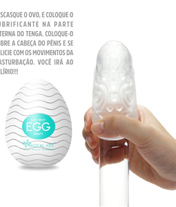 MASTURBADOR EGG MAGICAL KISS SI (1013-ST457) - WAVY