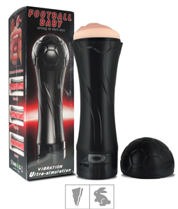 MASTURBADOR LANTERNA EM CYBERSKIN COM VIBRO VP (MA012) - FORMATO DE VAGINA