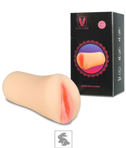 MASTURBADOR SEM VIBRO TEXTURIZADO YOUVIBE VP (MA109) - BEGE