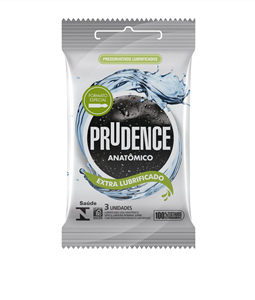 PRESERVATIVO PRUDENCE ANATMICO 3UN (17036) - EXTRA LUBRIFICADO