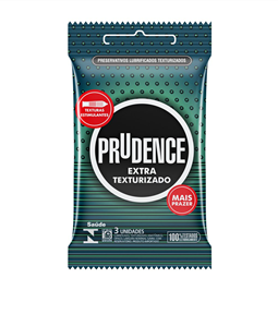 PRESERVATIVO PRUDENCE EXTRA TEXTURIZADO 3UN