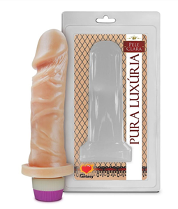 PRTESE PURA LUXRIA COM VIBRO 15,3X4 CM  BEGE