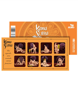 RASPADINHA PACOTE COM 10UN (ST409) - KAMA SUTRA