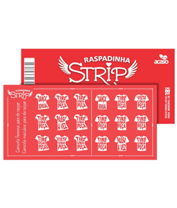 RASPADINHA PACOTE COM 10UN (ST409) - STRIP