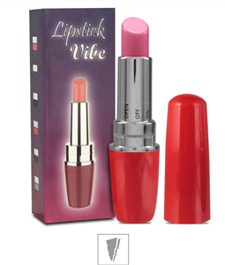 Vibrador Formato De Batom Lipstick SI (5132-MV007) - Vermelho