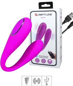 Vibrador Para Casal August Controlado Via Bluetooth SI (6049) - Magenta