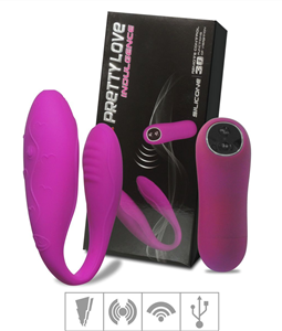 Vibrador Para Casal Recarregvel Duplo Indulgence VP (CD014) - Magenta