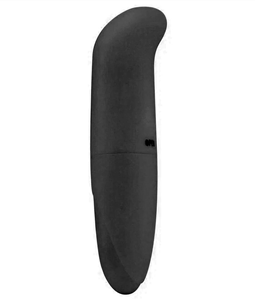 VIBRADOR PONTO G EM ABS LISO  PRETO