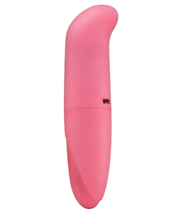 VIBRADOR PONTO G EM ABS LISO  ROSA