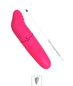 VIBRADOR PONTO G GOLFINHO COM PONTA CURVA 12CM PINK