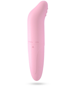 VIBRADOR PONTO G GOLFINHO COM PONTA CURVA 12CM ROSA