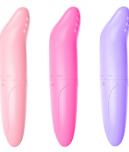 VIBRADOR PONTO G GOLFINHO COM PONTA CURVA 12CM ROSA