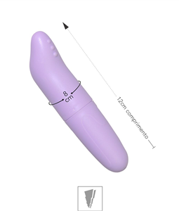 VIBRADOR PONTO G GOLFINHO COM PONTA CURVA 12CM ROXO