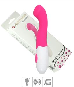 VIBRADOR PONTO G PONTA ACHATADA CHARLES VP (PG009B) - ROSA