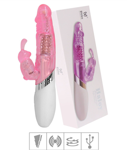 VIBRADOR ROTATIVO RECARREGVEL HALOY SI (5481) - ROSA