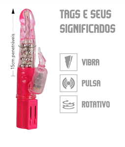 VIBRADOR YOUVIBE ROTATIVO MULTIVELOCIDADES VP (RT000-ST237) - ROSA